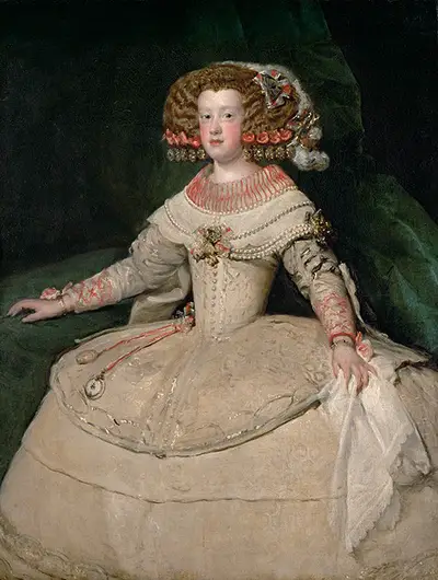 Portrait of the Infanta Maria Theresa of Spain (1653) Diego Velazquez